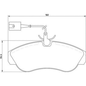 Bremsbeläge von MAGNETI MARELLI 363710205159