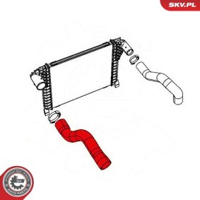 ESEN SKV 43SKV001 Tubo do intercooler JEEP