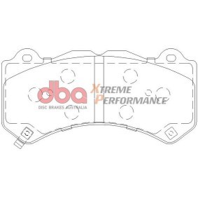 DBA Australia DB2375XP Højeffektiv bremsebelægning ASTON MARTIN