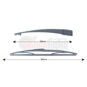 AE TOPLIGHT TRA-R2K2 Wischerarm RENAULT KANGOO BE BOP (KW0/1_)