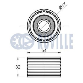 RUVILLE 205806 Regulador do veio de excêntricos CHRYSLER