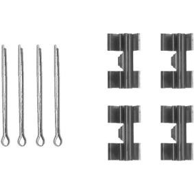 Zubehörsatz, Scheibenbremsbelag von HELLA 8DZ 355 203-451