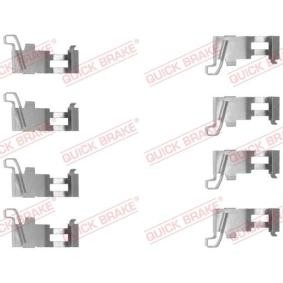 QUICK BRAKE 109-1226 Zubehörsatz, Scheibenbremsbelag DAIHATSU MOVE (L6, L9)