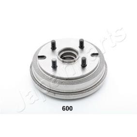 JAPANPARTS TA-600 Bremstrommel DAIHATSU Cuore 6 (L251, L250_, L260_)