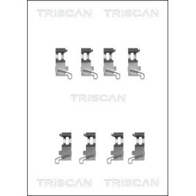 TRISCAN 8105 411608 Zubehörsatz, Scheibenbremsbelag DAIHATSU MOVE (L6, L9)