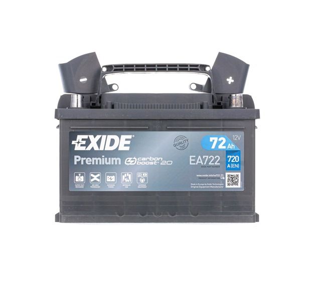 Acquista online EXIDE Batteria avviamento Art.: EA722